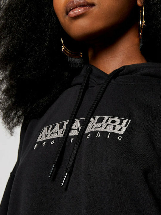 Bebel H Women's Sweatshirt Hooded Black