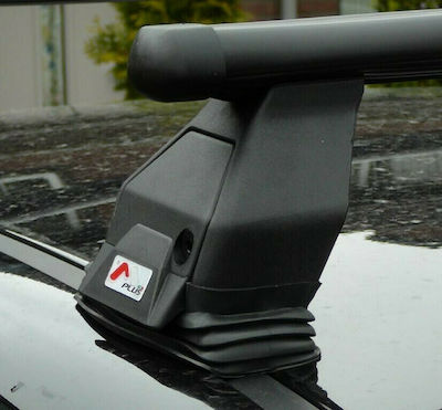 Menabo 112cm. for Cars with Factory Bars (with Roof Rack Legs) Black