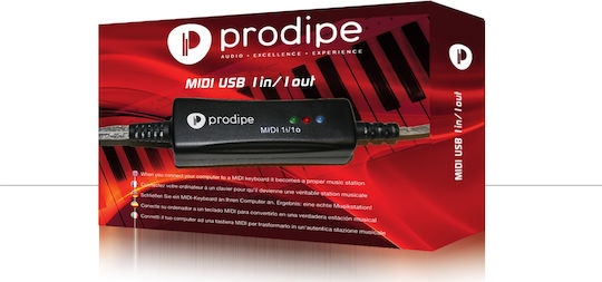 Prodipe Interfață Midi MIDI 1i/1o Negru