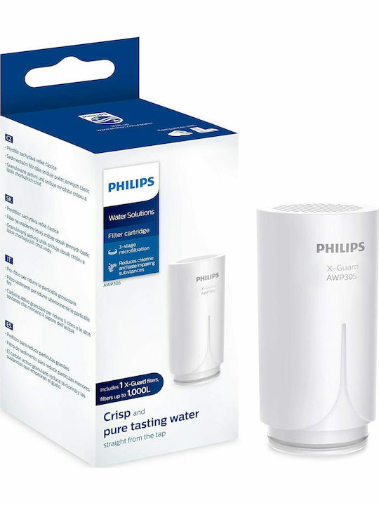 Philips Ανταλλακτικό Φίλτρο Νερού για Βρύση από Ενεργό Άνθρακα X-guard