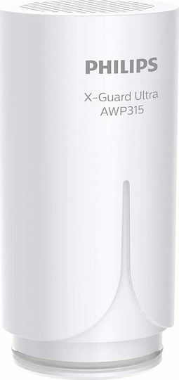 Philips On Tap Filtru de Apă pentru Robinet Carbon Activat / Membrane din Fibre Goale 0.1 μm