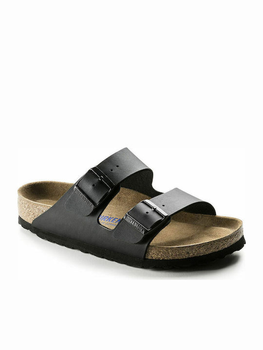 Classic Arizona Birko Flor Men's Sandals Black Narrow Fit