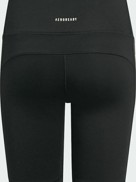 adidas Kids Legging Sports Short Black Aeroready