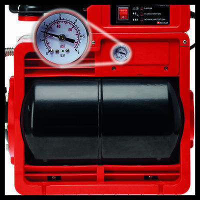 Einhell GE-WW 1145 ECO Einstufig Einphasig Wasserdruckpumpe mit Behälter 20 Liter 1100W