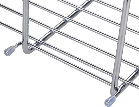 Wenko Milo An der Wand montiert Badezimmerregal Inox 25x14x36cm Silber