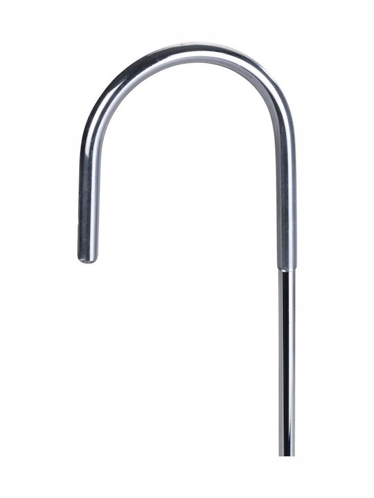 Wenko Milo Wall Mounted Bathroom Shelf Inox 25x14x36cm Silver
