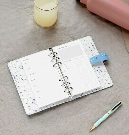 Filofax Ανταλλακτικές Κόλλες A6 56 Φύλλων Ριγέ Λευκές
