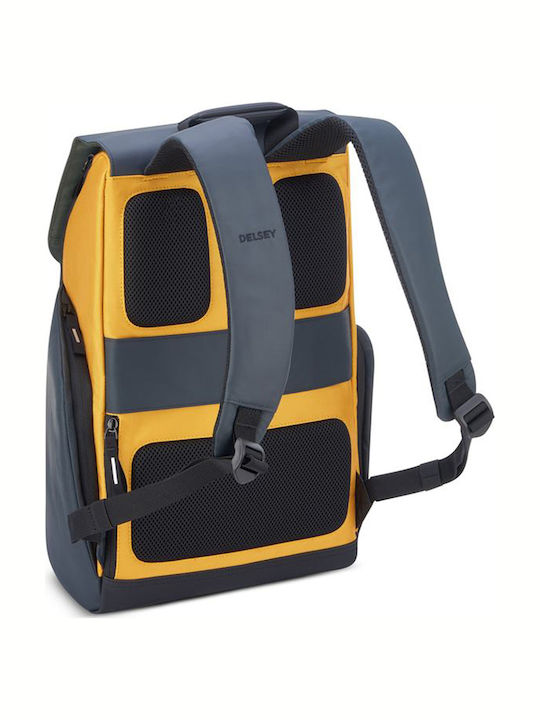 Delsey Securflap Backpack Backpack for 15.6" Laptop Yellow