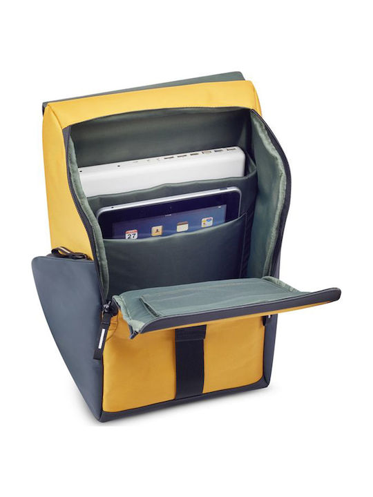 Delsey Securflap Τσάντα Πλάτης 15.6" Κίτρινη