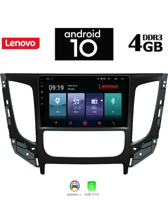 Lenovo Car-Audiosystem für Mitsubishi L200 2015> mit Klima (Bluetooth/USB/AUX/WiFi/GPS) mit Touchscreen 9" IQ-AN X5859_GPS CLIMA
