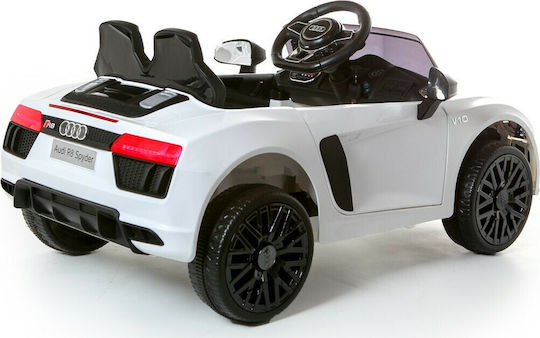 Audi R8 Spyder Διθέσιο με Τηλεκοντρόλ Licensed 12 Volt Λευκό για 1+ Ετών