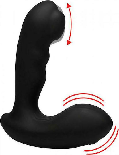 XR Alpha-Pro P-Milker Prostate Stimulator with Milking Bead Πρωκτικός Δονητής Μαύρος