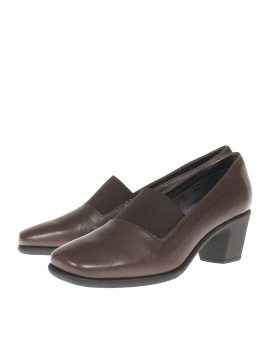 Aerosoles Leder Pumps Braun