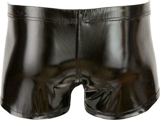 Black Level Men's Vinyl Pants with Zip Herren Sexy Boxer Schwarz 28903301701