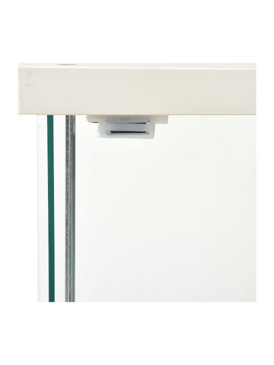 Office Storage Chipboard Cabinet White L42.5xW36.5xH86cm