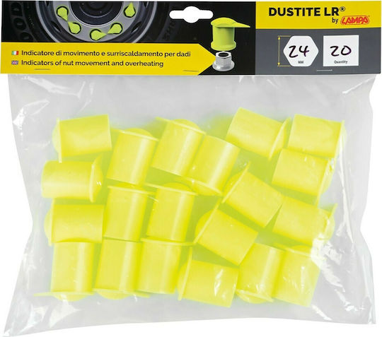 Lampa Dustite LR Tool Supplies Nut indicators for Loosening & Unscrewing Control 24mm Set 20pcs