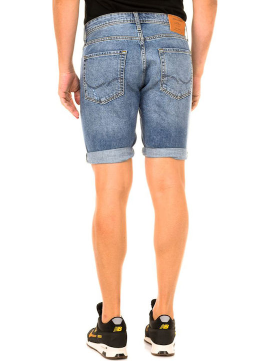 Jack & Jones Herrenshorts Jeans Blue Denim