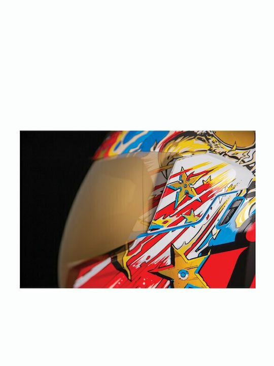 Icon Airflite Motorcycle Helmet Full Face with Sun Visor