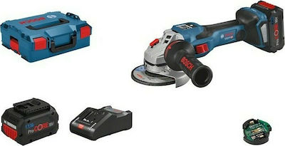 Bosch GWS 18V-15 SC Roată 125mm Baterie Brushless cu control de viteză 2x8Ah