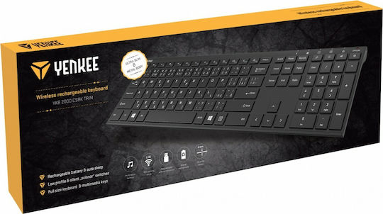 Yenkee YKB 2000 CSBK Kabellos Nur Tastatur Englisch US