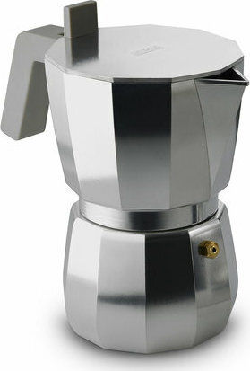 Alessi Moka Espresso Pot 6 Cups Silver
