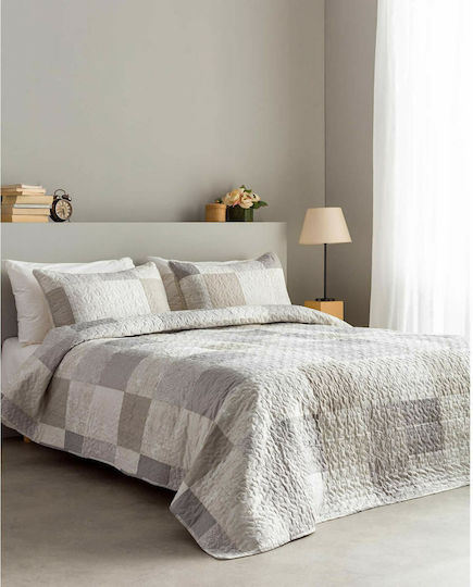 Vesta Home Coverlets Set Single Gray 160x230cm 2 Pieces