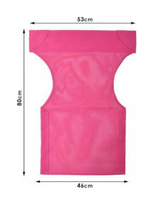 Megapap Waterproof Director Chair Fabric Fuchsia 46x80cm
