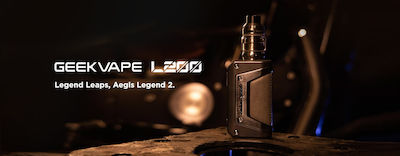Geek Vape Aegis Legend 2 L200 Zeus Black Box Mod Kit 5.5ml