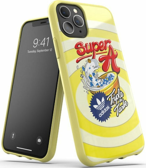 adidas BODEGA Back Cover Silicon Galben (iPhone 11 Pro)