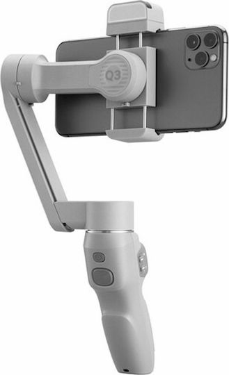 Zhiyun Smooth Q3 Combo Phone Gimbal with 3 Axis Stabilization and 15 Operating Hours Gray