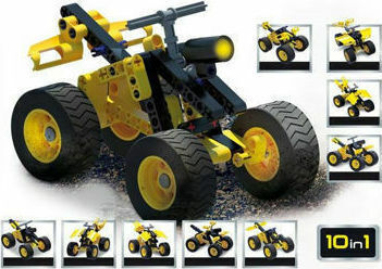 Lisciani Giochi Παιχνίδι Κατασκευών Πλαστικό Hi-Tech Mechanical Masters LED Quad για Παιδιά 7+ Ετών