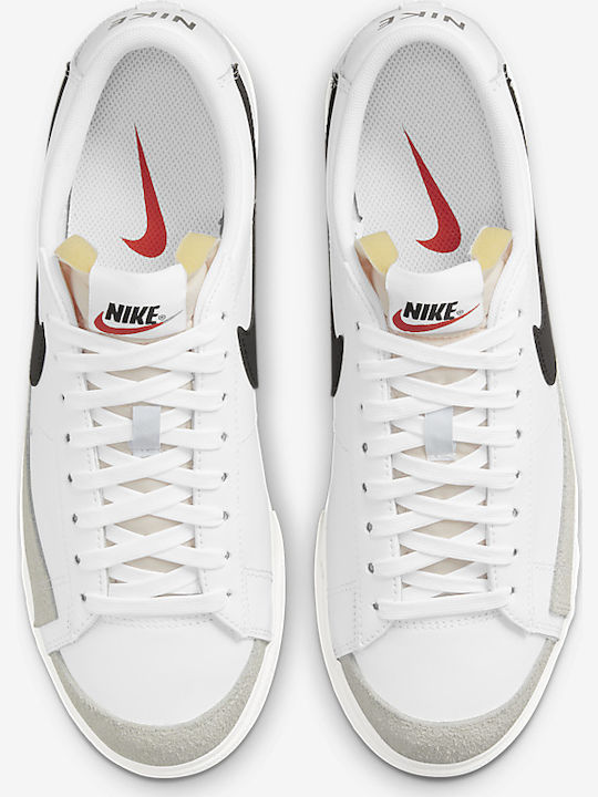 Blazer Low Дамски Флатформи Маратонки White Black / Sail / Team Orange