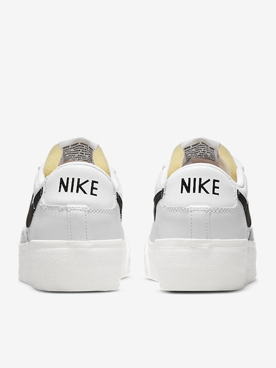 Blazer Low Дамски Флатформи Маратонки White Black / Sail / Team Orange
