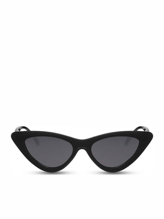 Solo-Solis Women's Sunglasses with Black Acetate Frame NDL2185