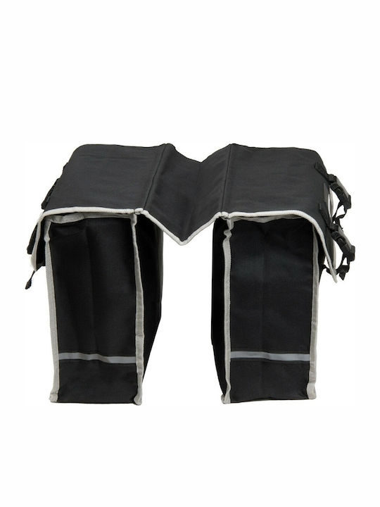 Dunlop Doppeltes Fahrradtaschen Rack Bag 13lt Schwarze