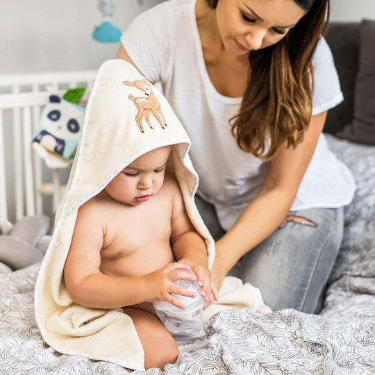 Babyono Детска Худи-Мантия с Качулка 100x100 см Babyono Детска Худи-Мантия с Качулка 100x100 см