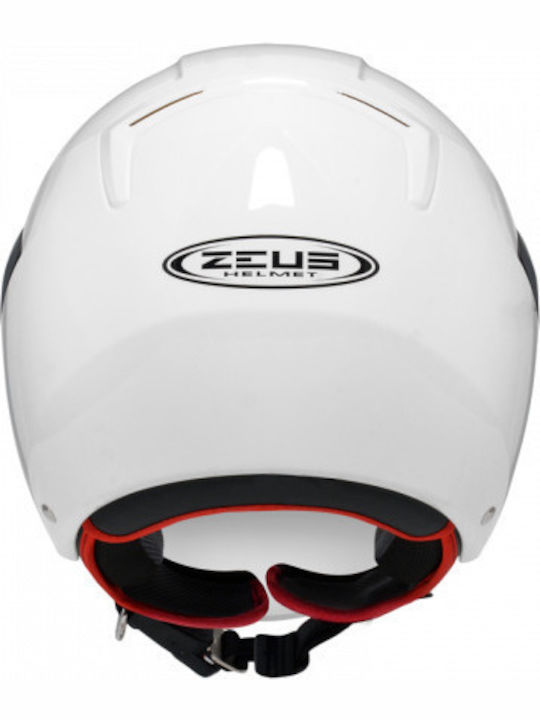 Zeus ZS-213 Jet Helmet with Sun Visor ECE 22.05 1050gr White 28605456