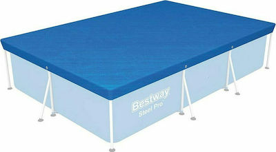 Bestway Solar Rectangle Pool Cover Κάλυμμα Παραλληλόγραμμης Πισίνας Μπλε 304x205εκ. 304x205cm 58106
