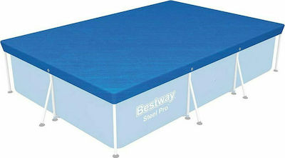 Bestway Solar Rechteckige Poolabdeckung Rechteckige Poolabdeckung Blau 304x205cm 304x205cm 1Stück 58106