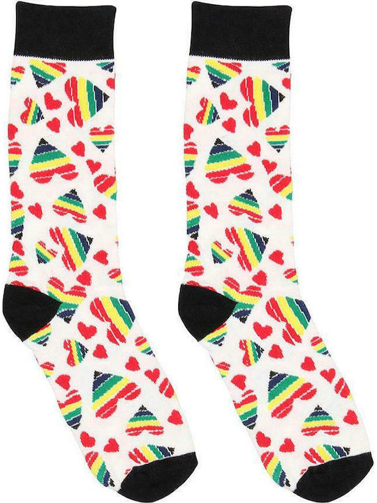 Shots S-Line Sexy Socks Happy Hearts Sexy Κάλτσες