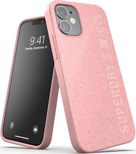 Superdry Snap Задна корица Пластмаса Розов (iPhone 12 mini)
