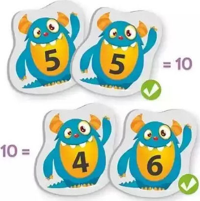 Akros Επιτραπέζιο Μαθηματικών - Φίλοι Educational Game Knowledge for 4-8 Years Old