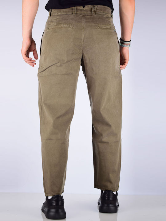 Gabba Firenze Men's Trousers in Regular Fit Beige