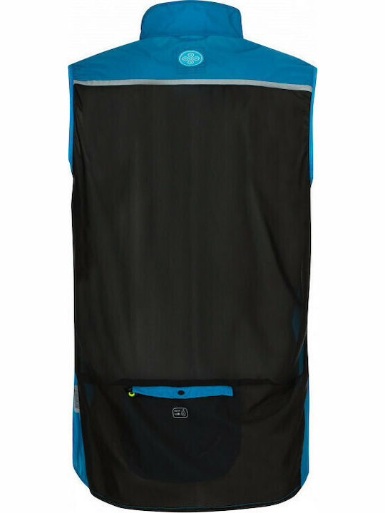 Sleeveless Activewear Jacket Blue
