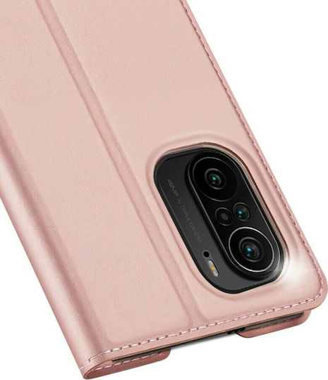 Dux Ducis Skin Pro Книга Изкуствена кожа Розов (Poco F3 / Mi 11i)