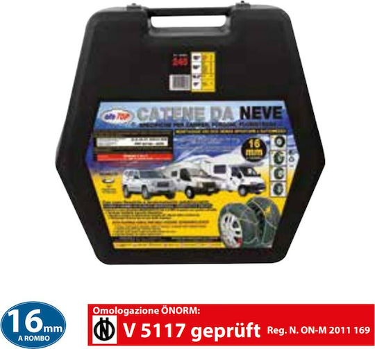 Ototop Νο 260 Anti-slip Chains Thickness 16mm 4x4 Car 2pcs