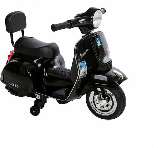 Παιδική Μηχανή Licensed Vespa PX150 Ηλεκτροκίνητη 6 Volt Μαύρη