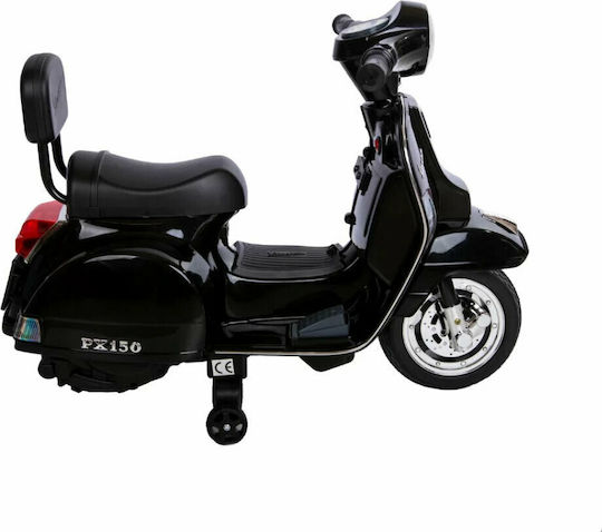 Παιδική Μηχανή Licensed Vespa PX150 Ηλεκτροκίνητη 6 Volt Μαύρη