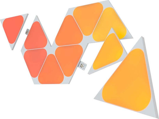 Nanoleaf Осветително Тяло Shapes Триъгълници Мини Разширение 10 Брой LED RGB Шестоъгълник 10 бр Nanoleaf Осветително Тяло Shapes Триъгълници Мини Разширение 10 Брой LED RGB Шестоъгълник 10 бр