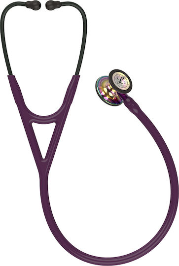 3M Littmann Cardiology IV Кардиологичен Стетоскоп Непрекъснато с Двоен Конус Бордо
